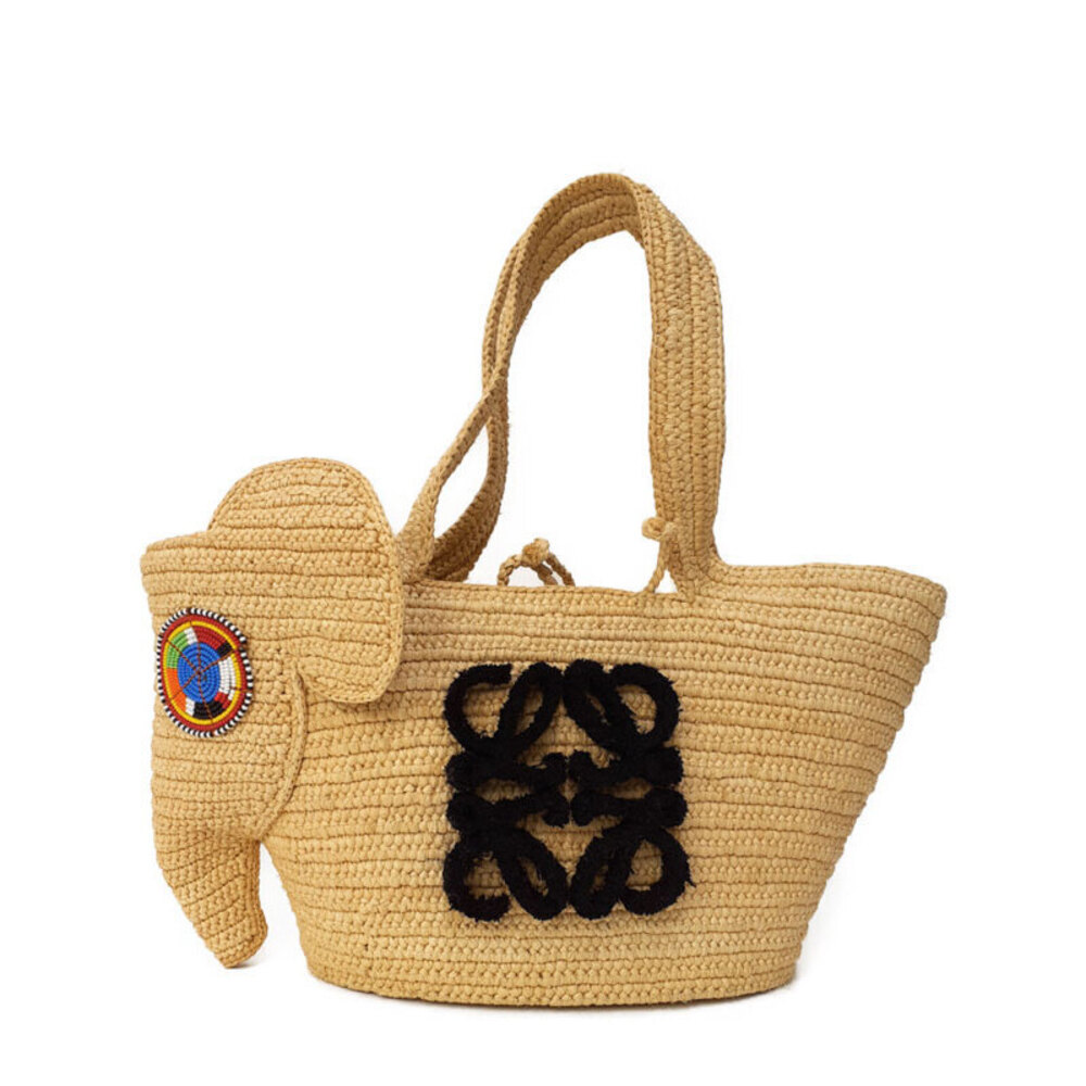 LOEWE Elephant Basket Bag Tote